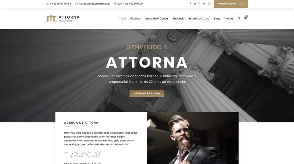 Captura de pantalla del diseño de una página web desarrollada para ADN Center, un centro médico especializado en pruebas de paternidad, mostrando su interfaz principal, beneficios y servicios.